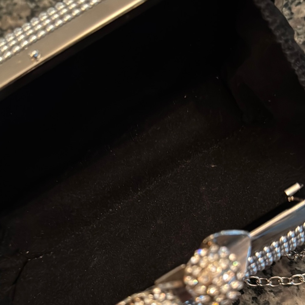 Lovely Silver ball Clutch Bag NWT - Picture 7 of 12